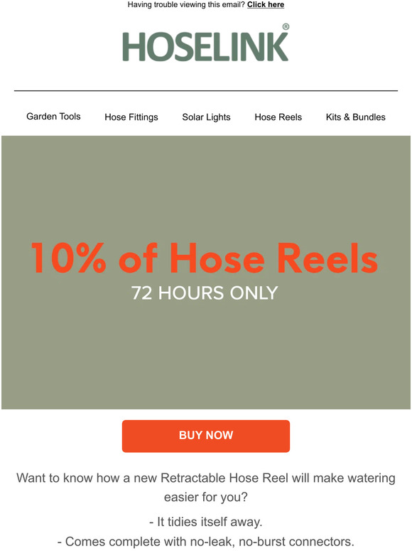 Hose Reel Flash Sale 72 Hours ONLY 💦