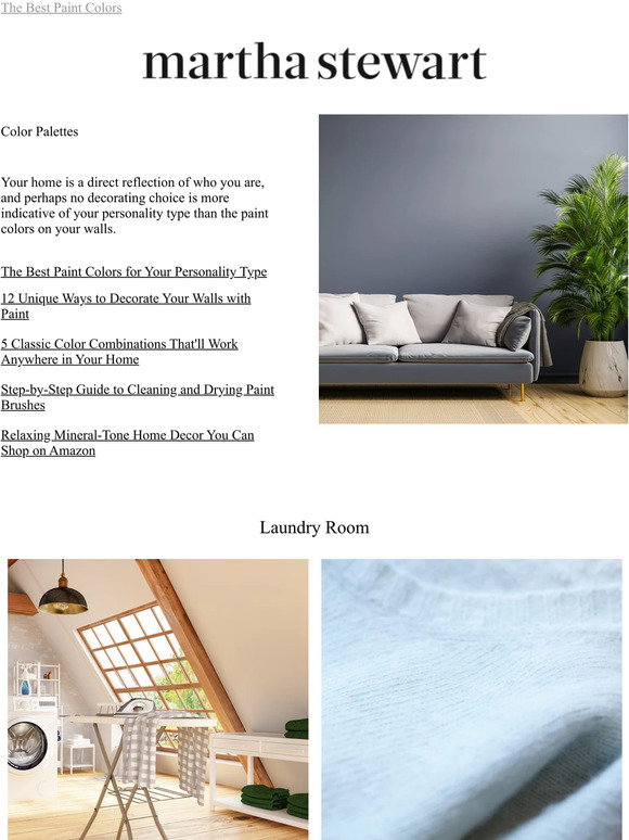 Martha Stewart: The Best Paint Colors for Your Personality Type | Milled