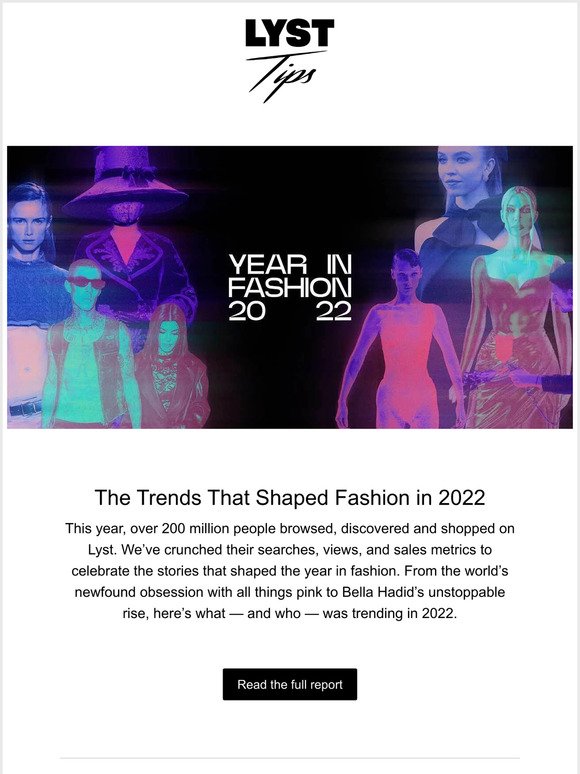 The Trends That Shaped Fashion in 2022