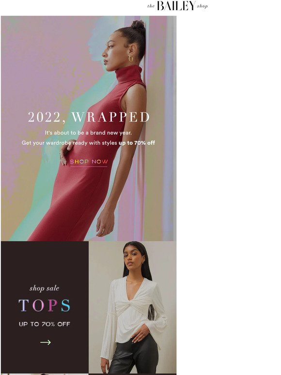 Wrap up 2022 with 70% off