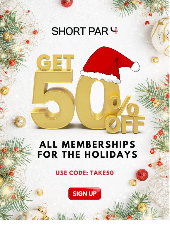 Get 50% OFF memberships for the holidays🎁