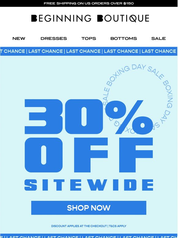 💙 30% OFF Is Almost Over 💙
