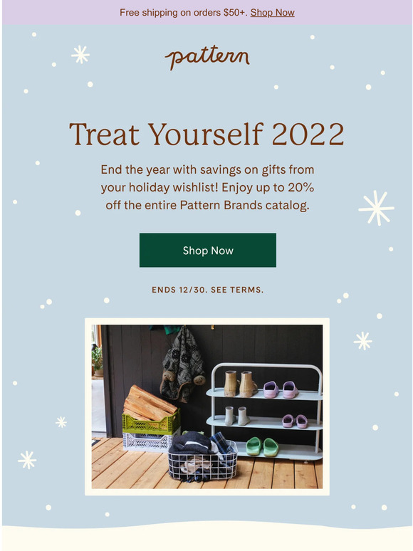 Up to 20% off to thank you for an amazing year