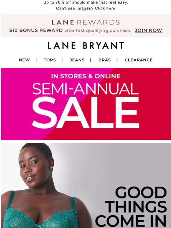 Lane Bryant SemiAnnual Sale a.k.a. *treat yourself time* Milled