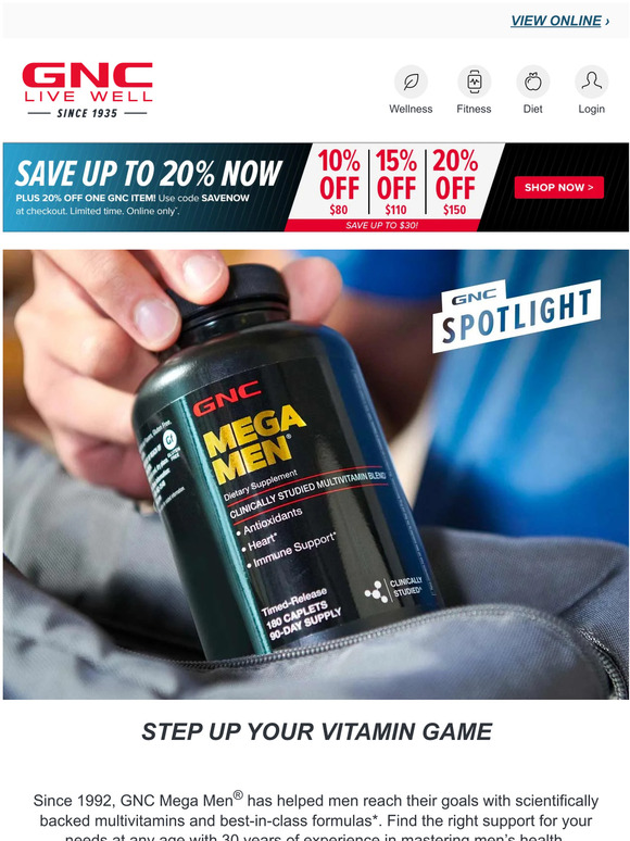 GNC America’s Best Multivitamins for ♂️ Milled