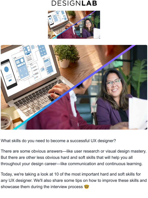 Designlab: How to improve your hard and soft UX design skills 💪 | Milled