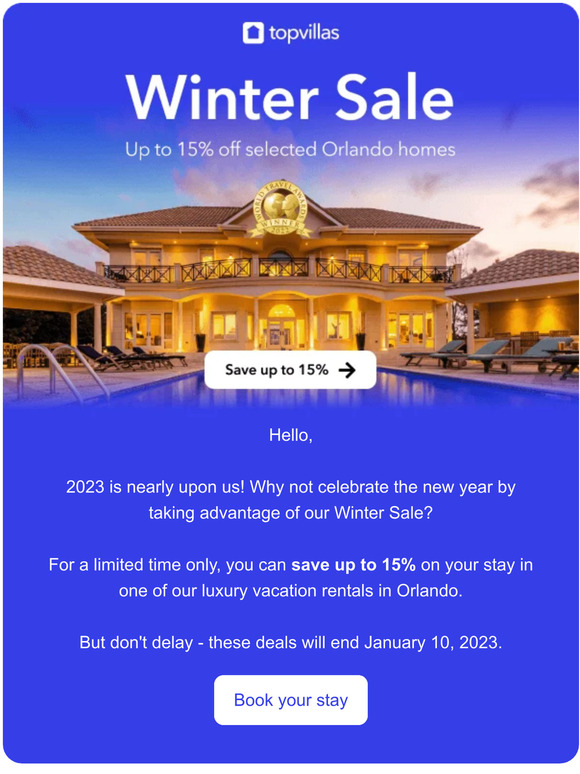 Our Winter Sale is now on