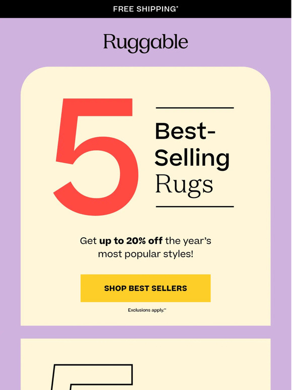 Ruggable Have You Met Our Top 5 Rugs? Milled
