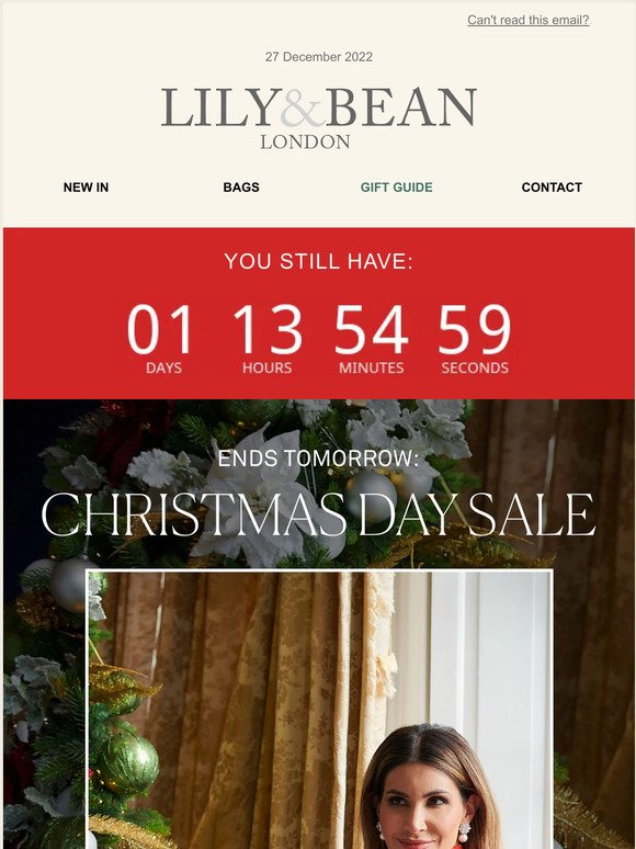 📢 Final call: Christmas Sale ends tomorrow!