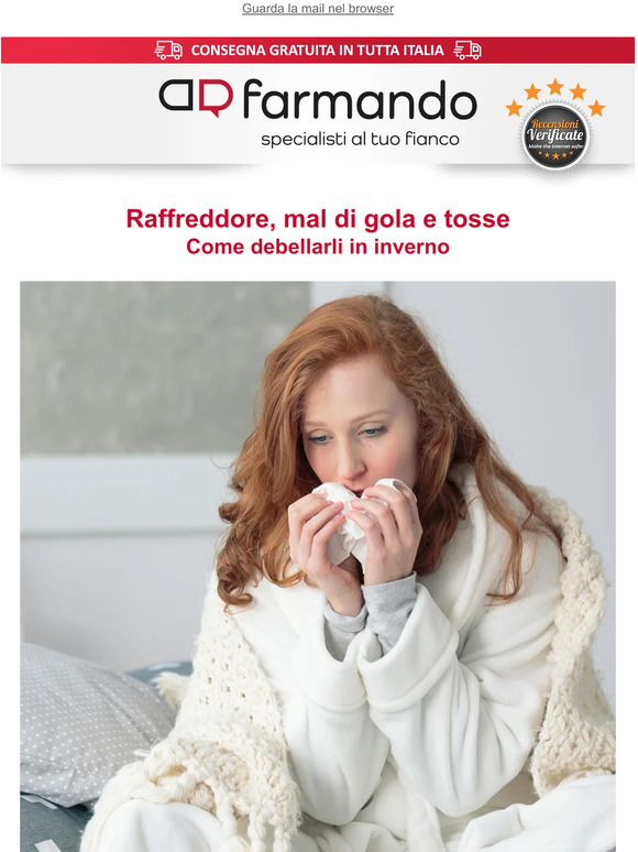 Raffreddore e tosse: come debellarli ❌