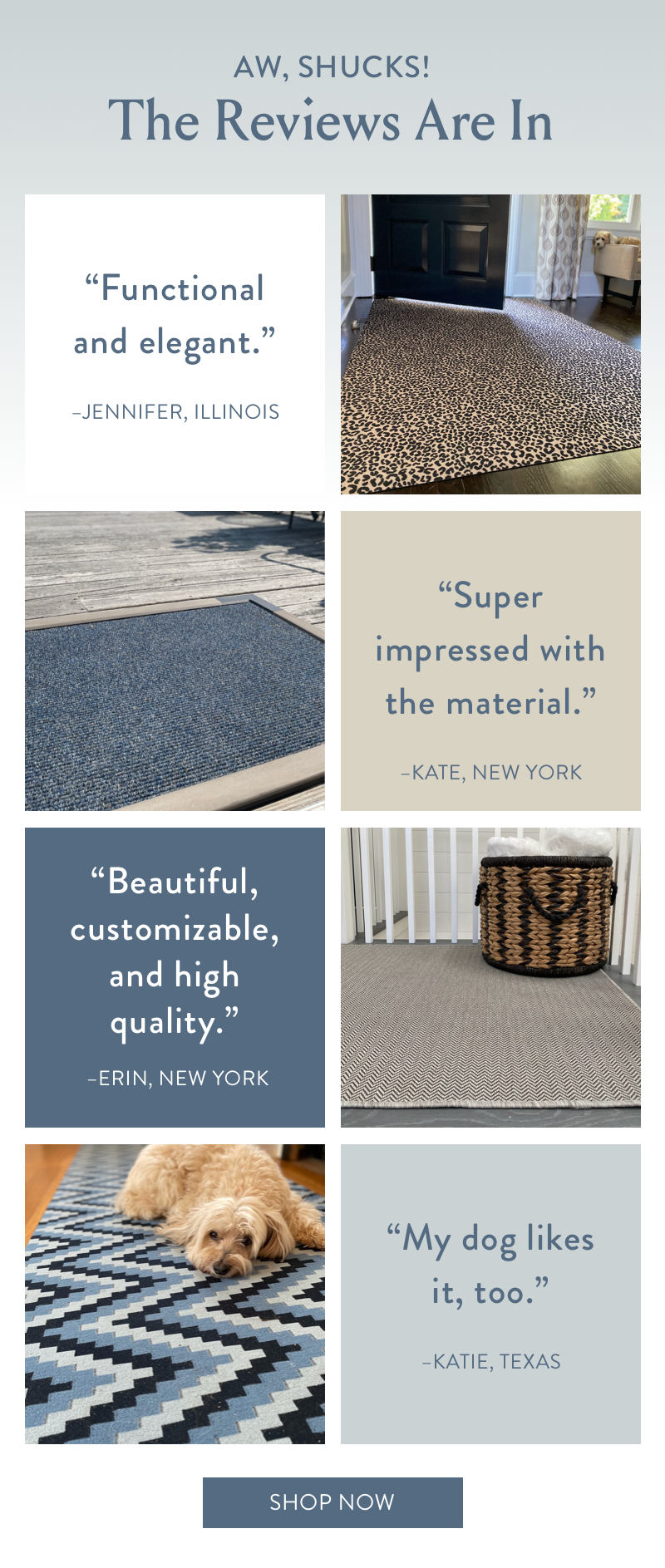 The Reviews are IN. Shop Now.
