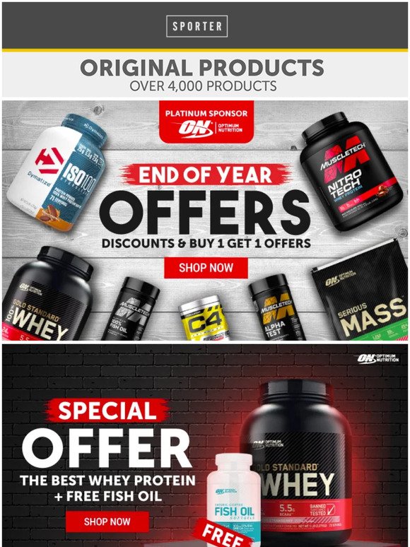 End of Year Offers 📢 Buy 1 Get 1 FREE Offers, Discounts & More