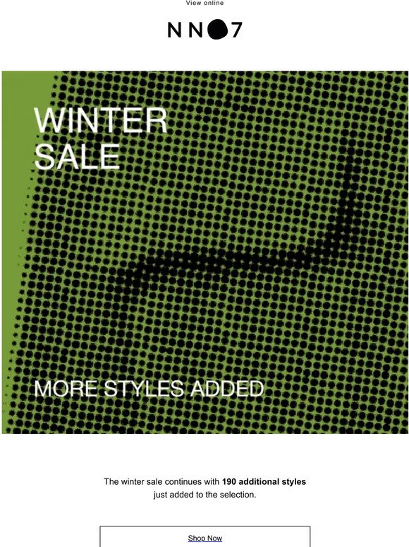 Winter Sale  - 190 More Styles Added