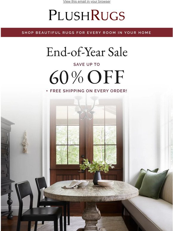 End the year with up to 60% off!