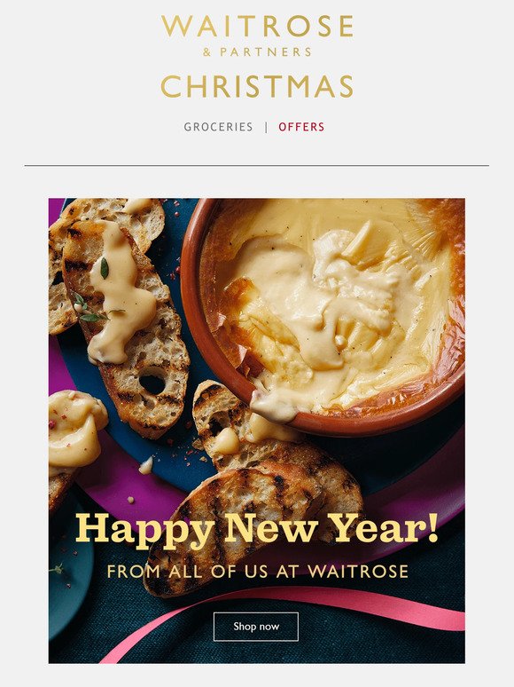 Happy New Year from Waitrose! 🍾