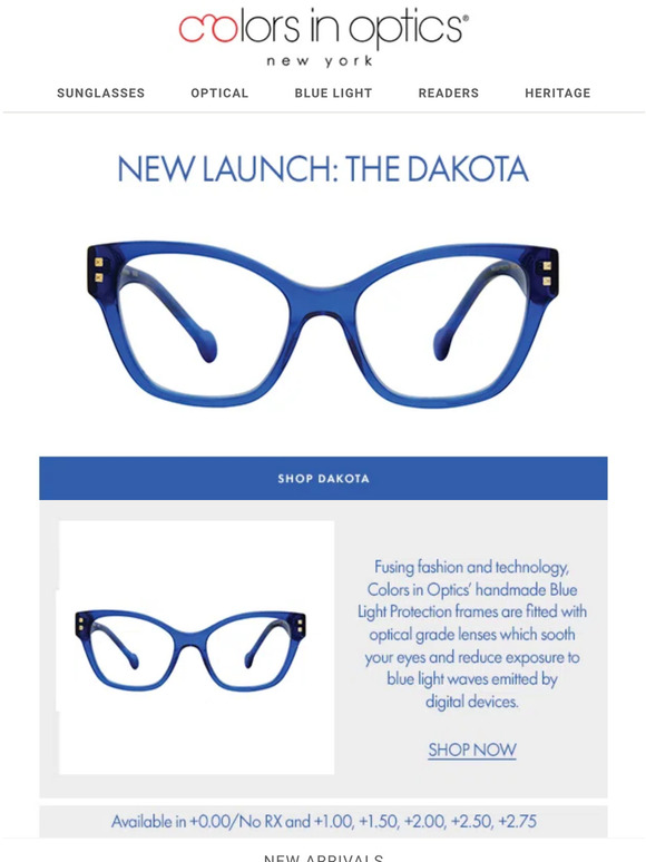Colors in Optics ltd. New Launch The Dakota Milled