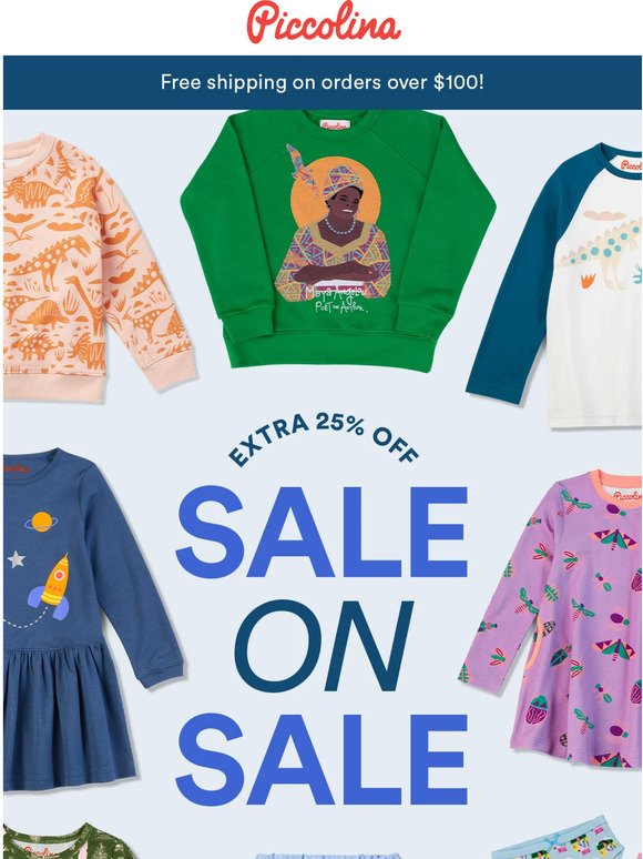 Extra 25% off with Sale on Sale