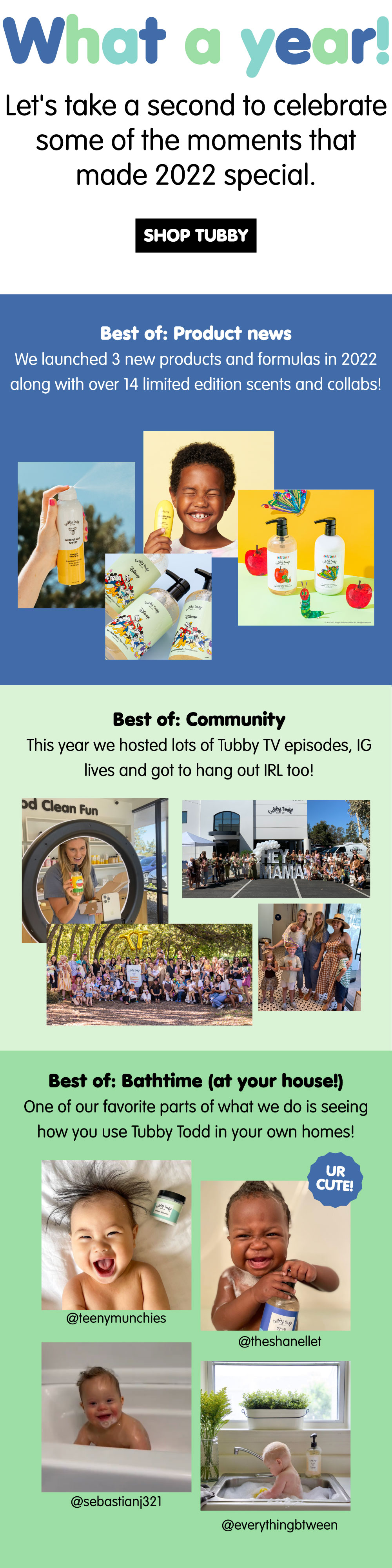 Tubby Todd Bath Co Celebrating the best of Tubby 2022 🎉 Milled