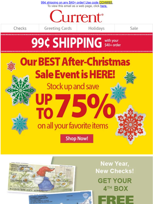 Current Catalog Whoa! You're missing 99¢ shipping & our After