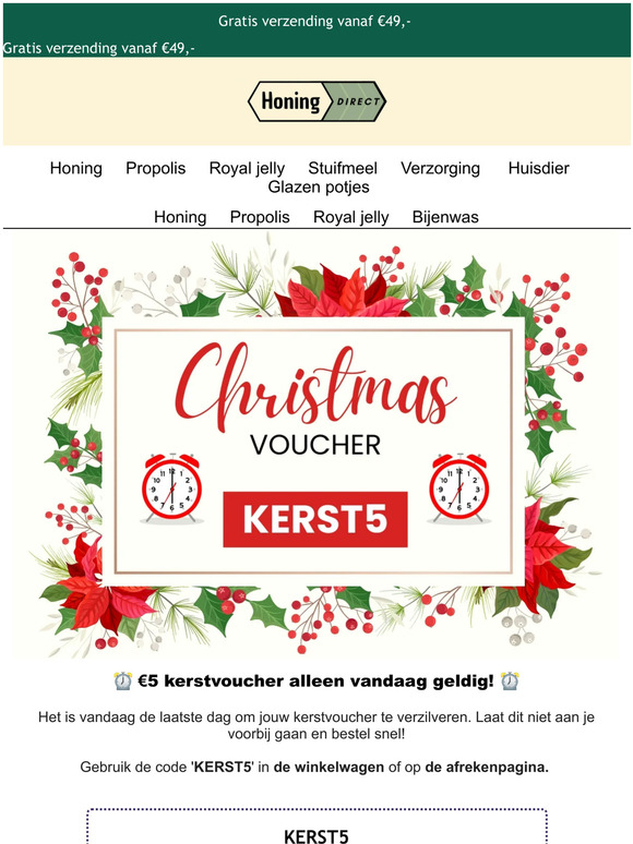 ⏰ Hi, je voucher verloopt vandaag!