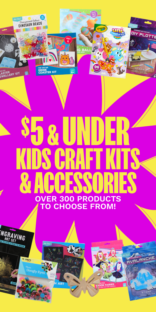 Riot Stores 🤩 5 and Under Kids Craft Kits & Accessories Over 300