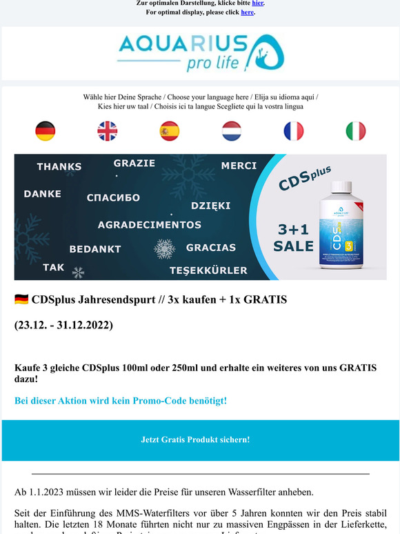 CDSplus year-end sales newsletter