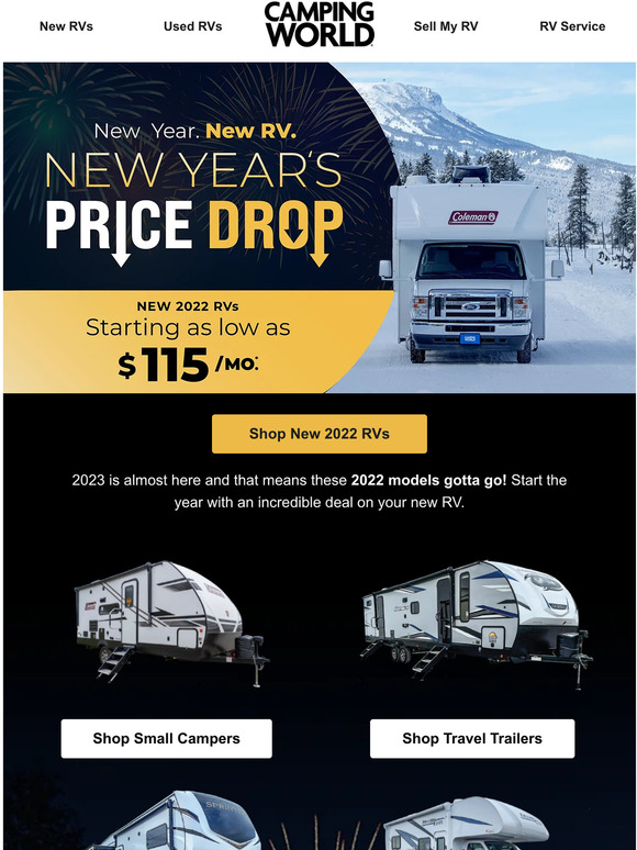 Camping World Prices Just Dropped On New 2022 RVs! Milled