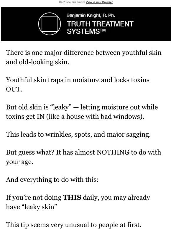 Truth Treatments: Do you have LEAKY skin? (how to check) | Milled