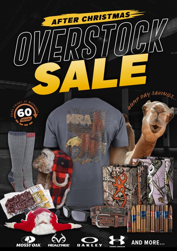 Field Supply: 🐪 Hump Day Overstock Bonanza: 50 Select Top Brands on sale!