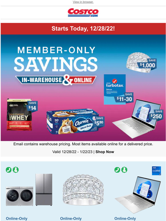 Costco NEW & EXCLUSIVE! Our Latest MemberOnly Savings Book STARTS