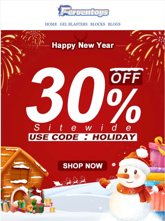 Have You Saved At Our New Year Sale?