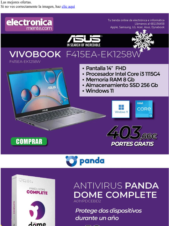 Regala ASUS y Panda estas navidades