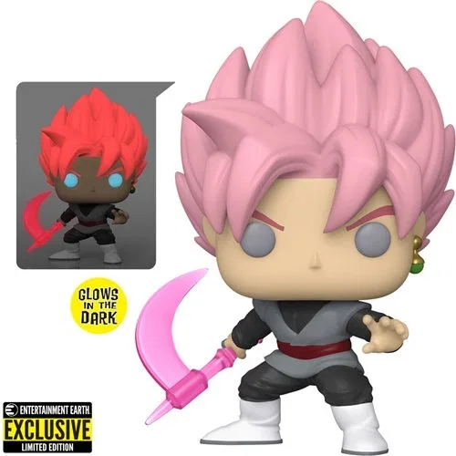 Dragon Ball Super Saiyan Rose Goku Black Glow-in-the-Dark Pop! Vinyl Figure - Entertainment Earth Exclusive