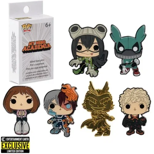 My Hero Academia Pop! Single 1 1/2-Inch Blind-Box Enamel Pin - Entertainment Earth Exclusive