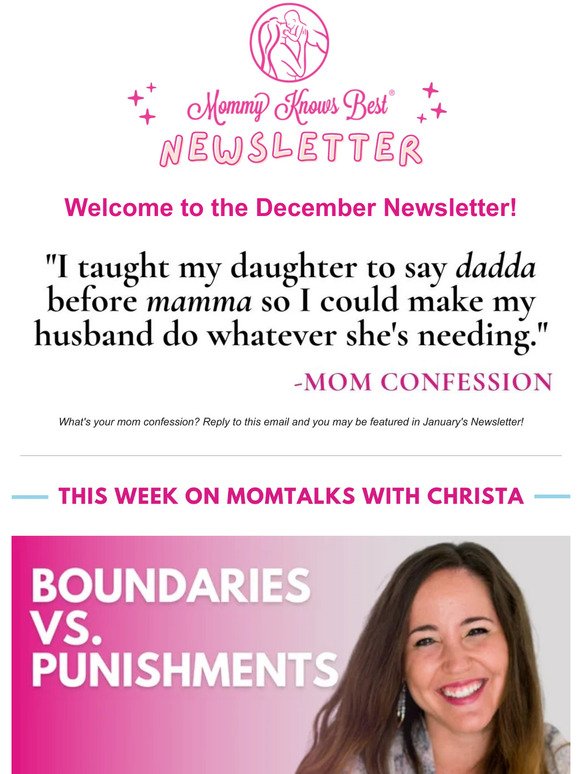 JUST IN: Your December Newsletter is here!