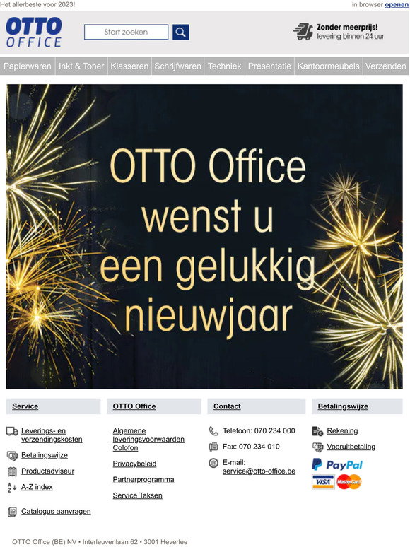 OTTO Office Aanmelding voor OTTO Office newsletter Milled