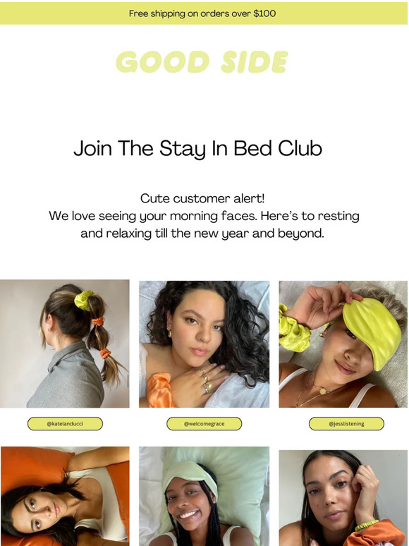Join The Stay In Bed Club