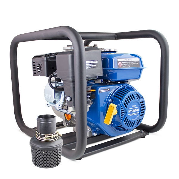 Hyundai 212cc 6.5hp Professional Petrol Water Pump - 3"/80mm Outlet | HY80