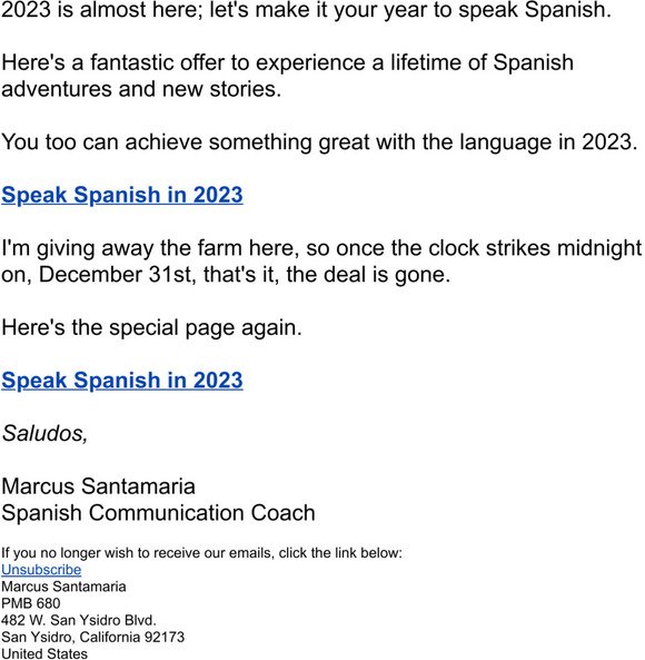 Speak Spanish in 2023