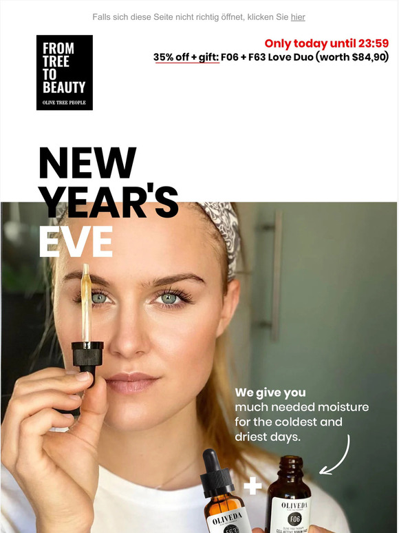 OLIVEDA The Olive Tree Pharmacy New Year 2023 with OLIVE TREE PEOPLE