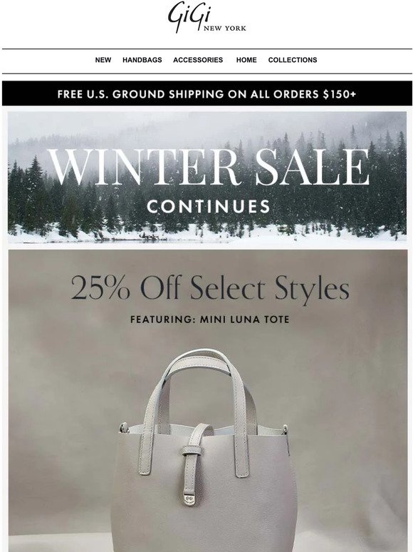 Winter Sale Continues