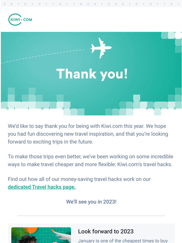 Thank you for being with us in 2022