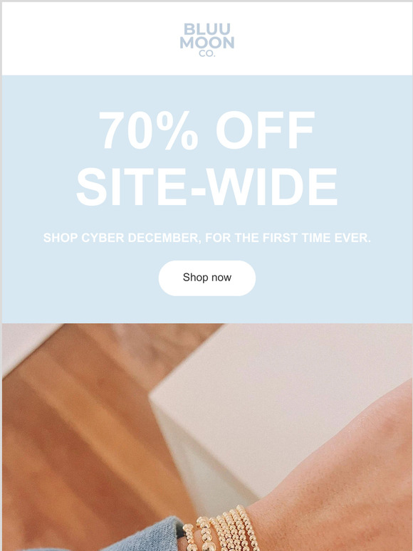LAST DAYS 70% OFF EVERYTHING