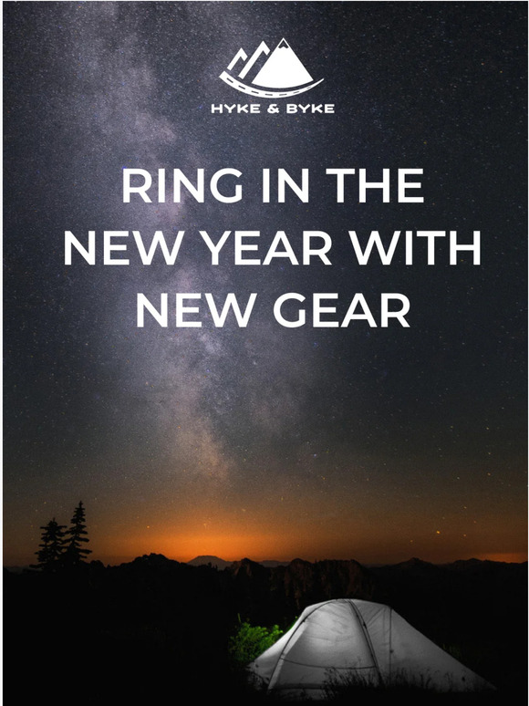 New year, new gear up to 30% off 🏕️