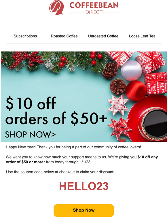 Get $10 Off Orders of $50+ 🎉