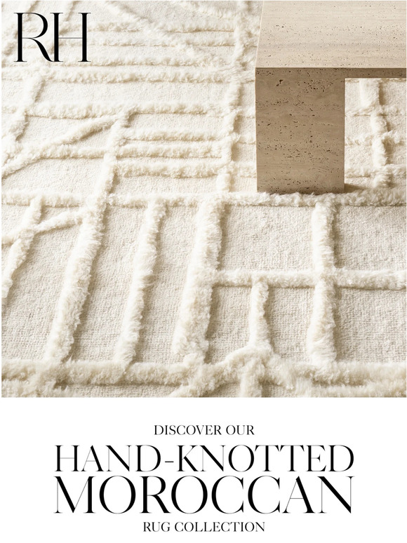 Restoration Hardware Discover Our HandKnotted Moroccan Rug Collection