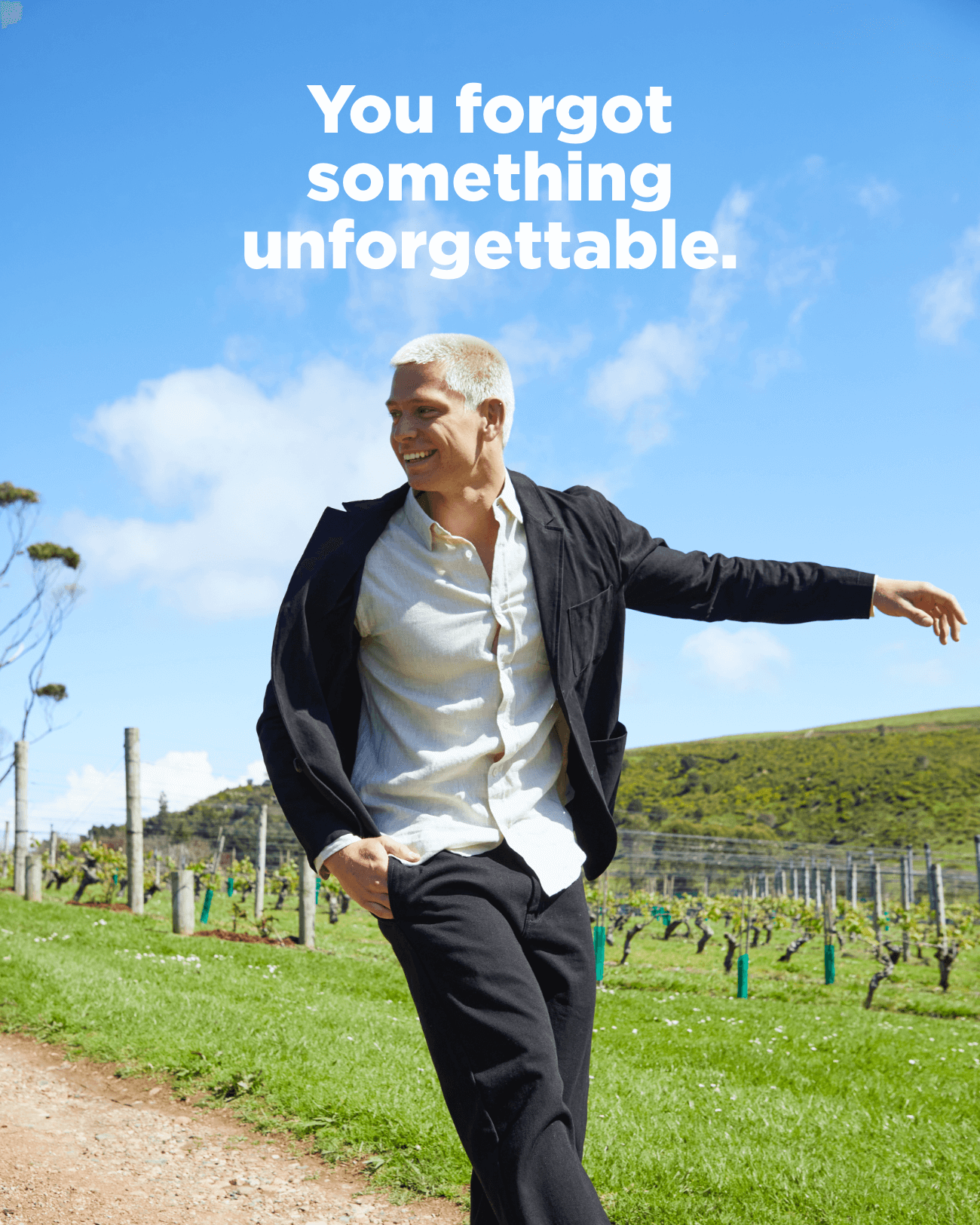 You forgot something unforgettable