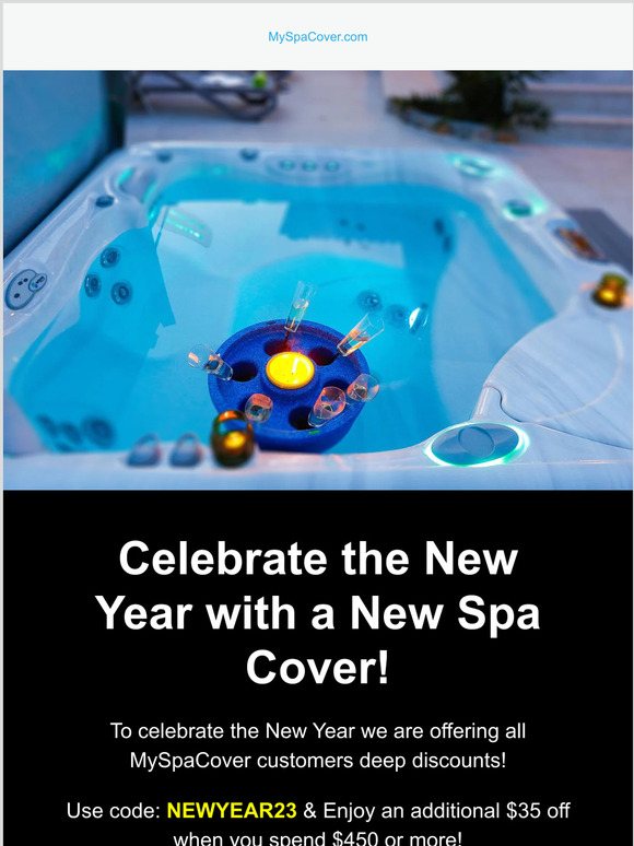 New Year's Sale: Save Over $80 On Spa Covers to Celebrate the New Year!