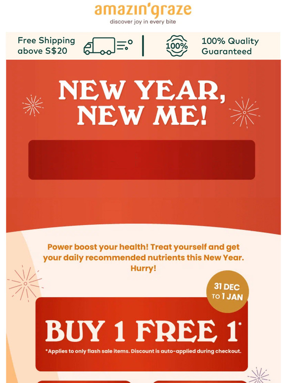 Buy 1 Free 1 ENDS 1ST JAN🤑