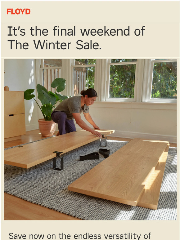 FLOYD Experience the iconic Floyd Bed Frame Milled